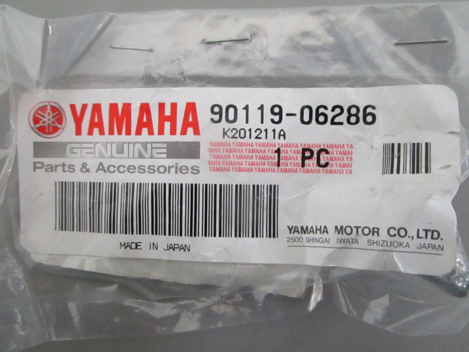 NEW OEM (LOT OF 5) 90119-06286-00 Yamaha Bolt w/ Washer 0820