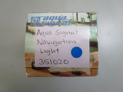 *NEW* 0820 Aqua Signal 10W Port Side/Babord Navigation Light 351020