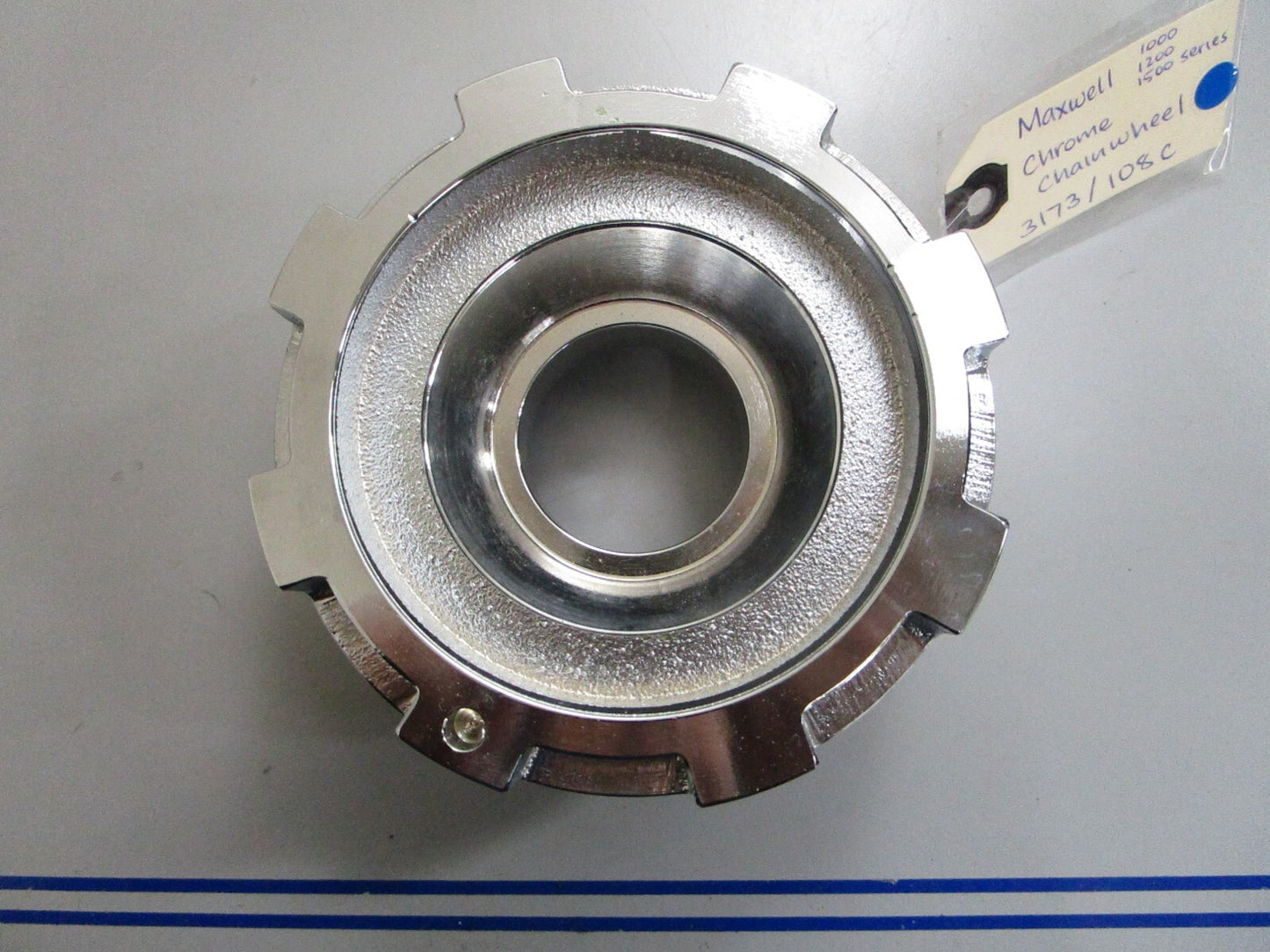 *NEW* 0820 Maxwell 1000, 1200, 1500 Series Chrome Chainwheel 3173/108C