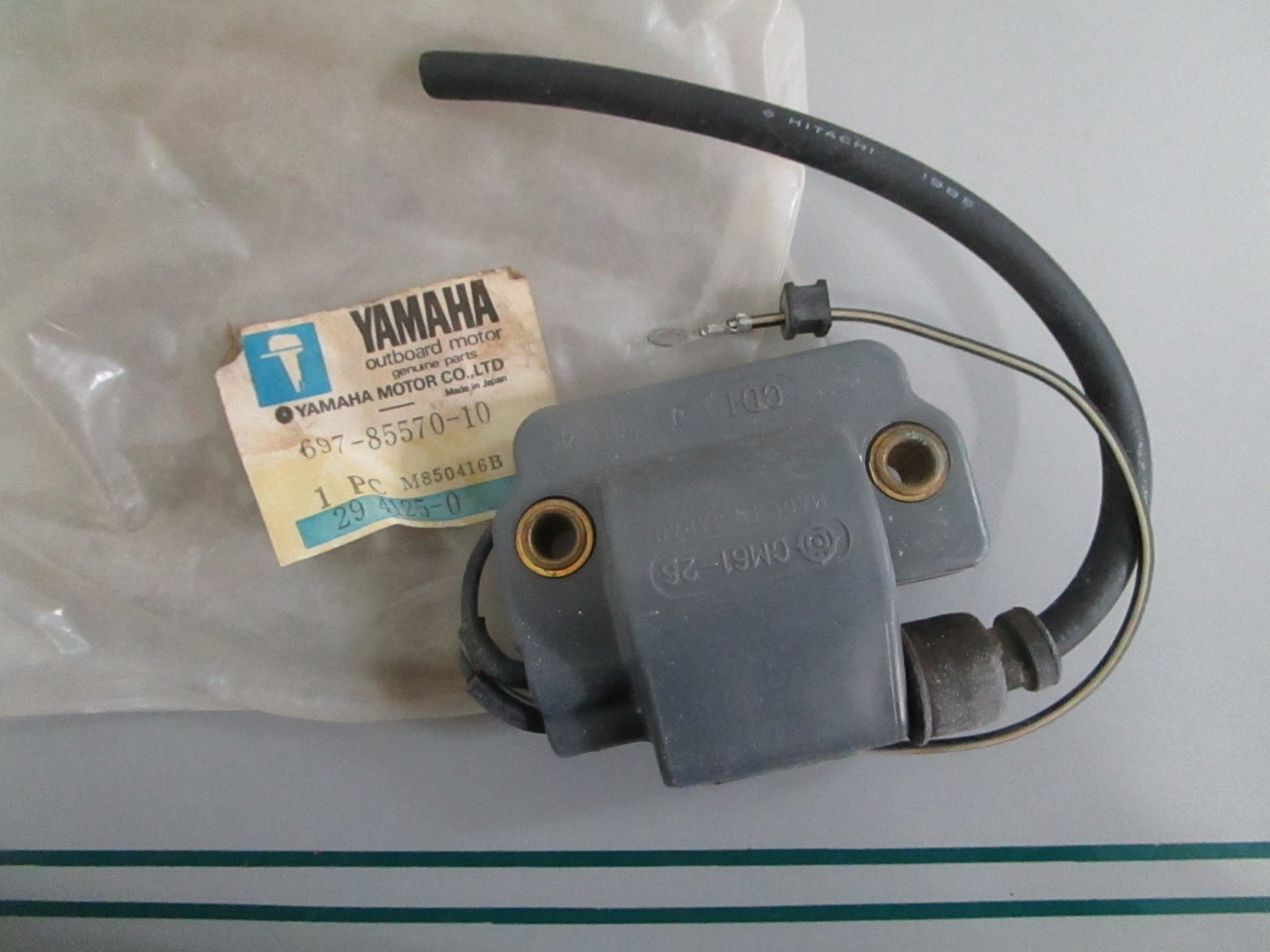 NEW OEM 697-85570-10-00 Yamaha Ignition Coil Assy 0820