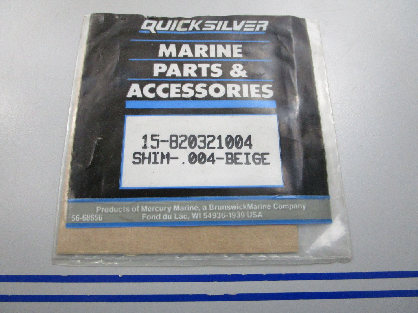 NEW OEM 15-820321004 Mercury Quicksilver Shim 0810