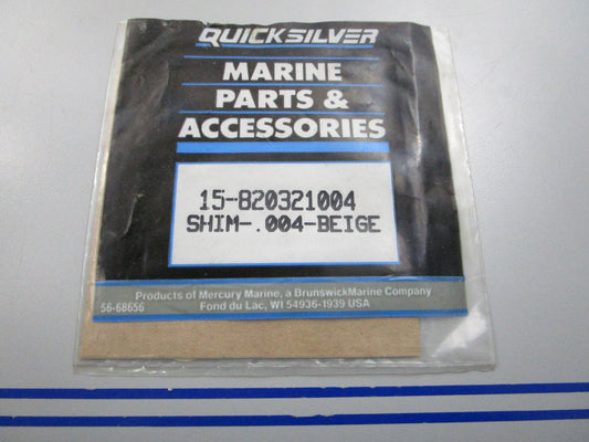 NEW OEM 15-820321004 Mercury Quicksilver Shim 0810