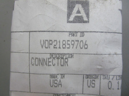 *NEW OEM* 0820 Volvo Penta Connector 21859706