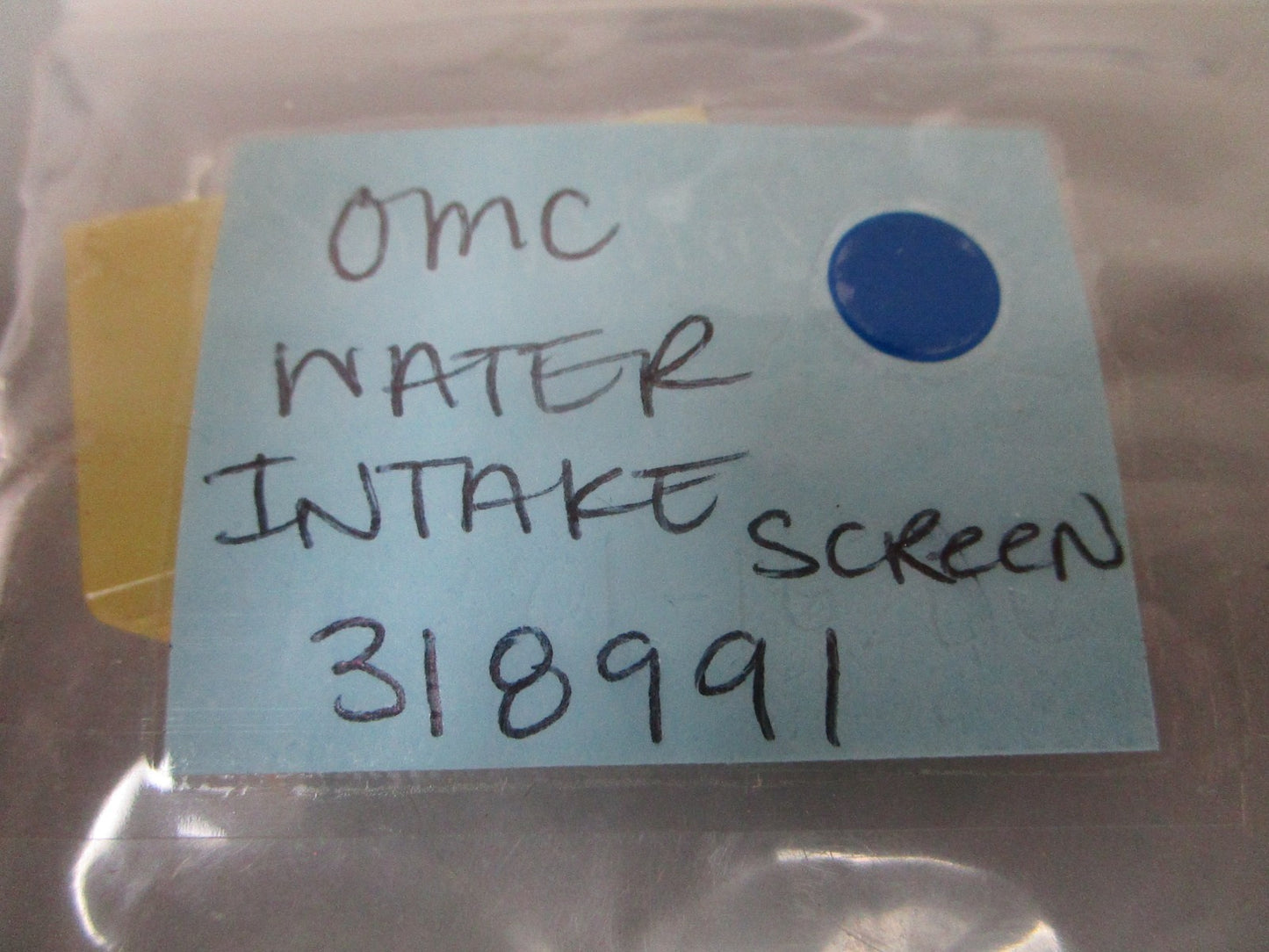 NEW OEM 318991 0318991 OMC Johnson Evinrude Water Intake Screen 0720