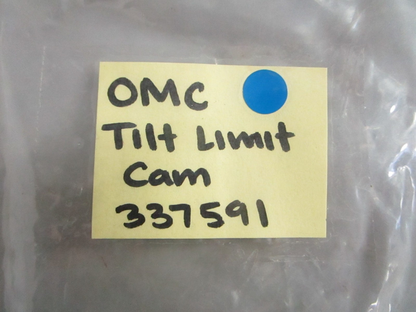 NEW OEM 337591 0337591 OMC Johnson Evinrude Tilt Limit Cam 0820