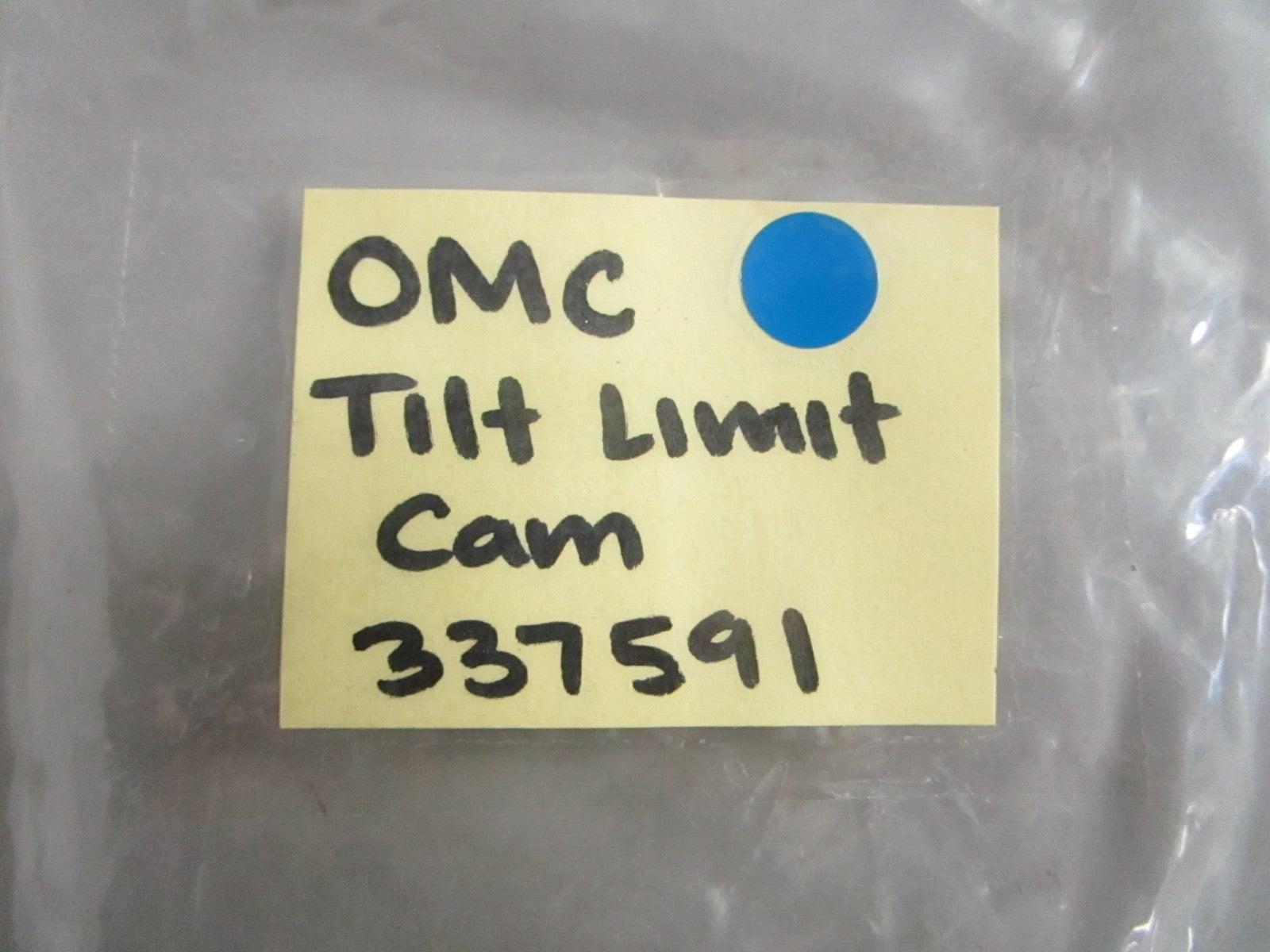 NEW OEM 337591 0337591 OMC Johnson Evinrude Tilt Limit Cam 0820