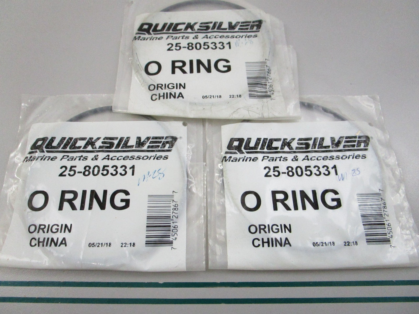 NEW OEM (LOT OF 3) 25-805331 Mercury Quicksilver O-Ring 0810