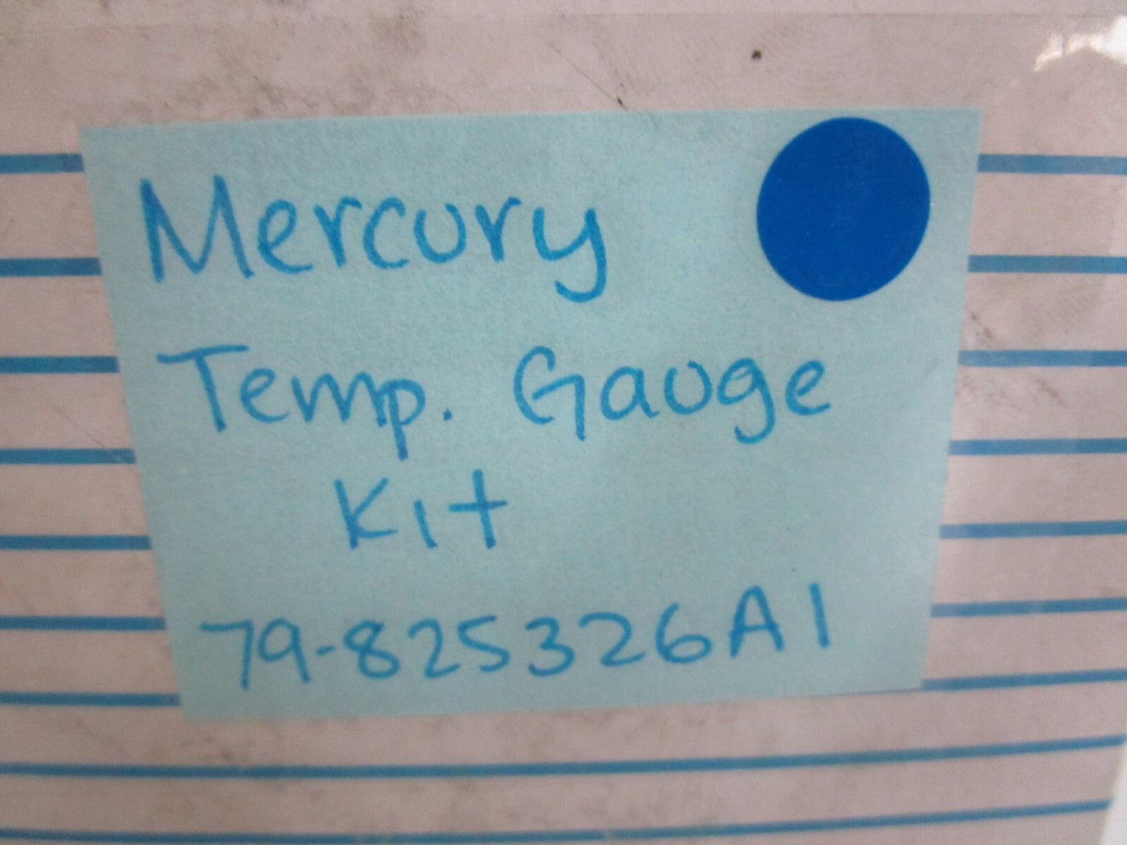 *NEW OEM* 0820 Mercury Quicksilver Water Temperature Gauge Kit 79-825326A1