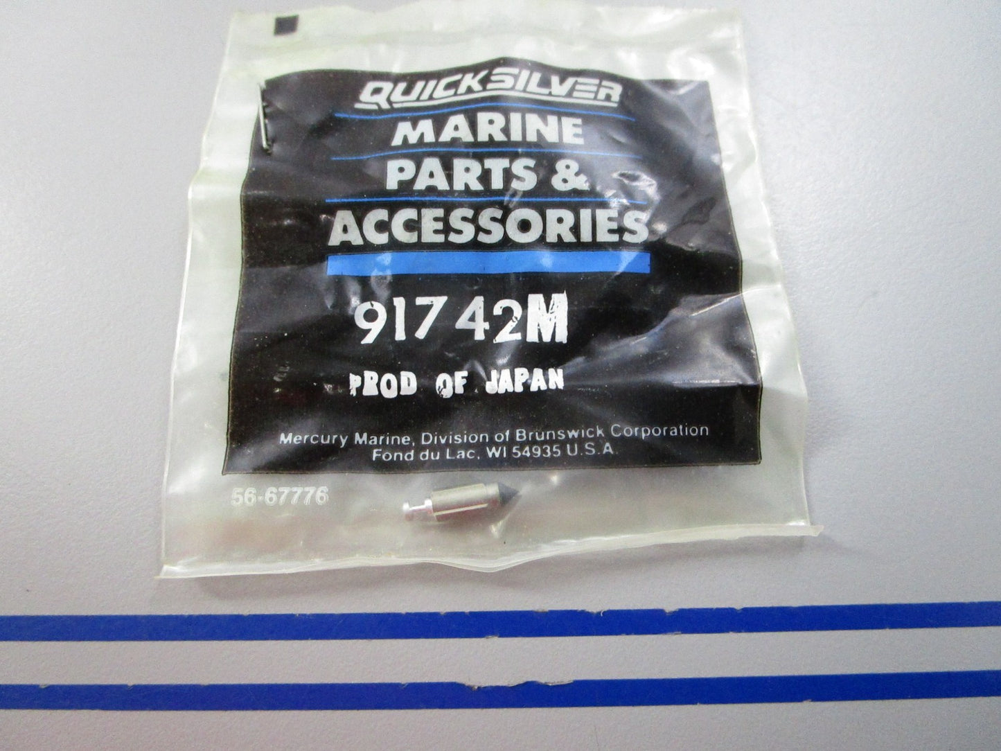 NEW OEM 91742M Mercury Quicksilver Carburetor Needle Valve 0810