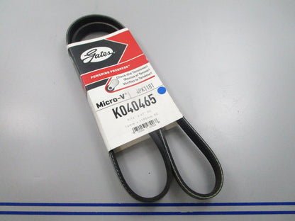 NEW K040465 Gates Micro-V Serpentine Belt 0810