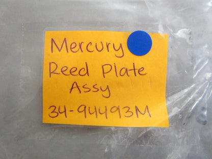 *NEW OEM* 0810 Mercury Quicksilver Reed Plate Assembly 34-94493M