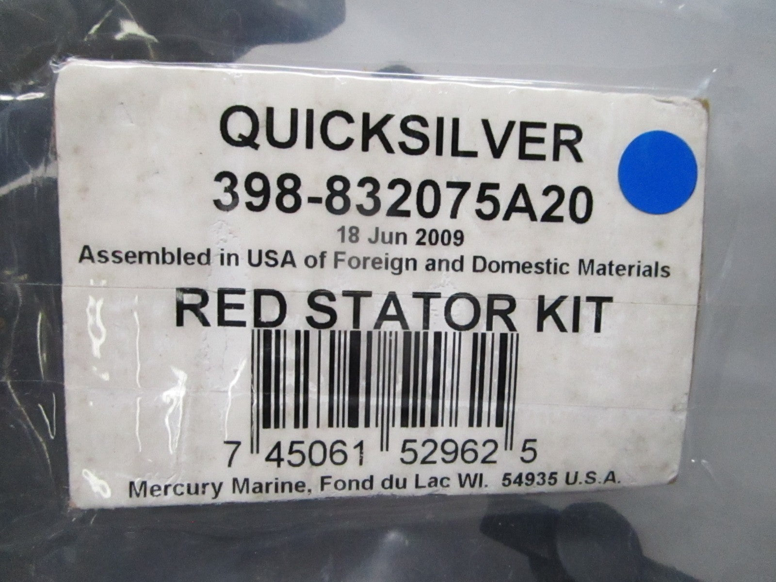 *NEW OEM* 0720 Mercury Red Stator Kit 398-832075A20