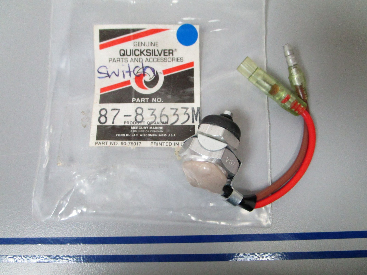 NEW OEM 87-83633M Mercury Quicksilver Switch 0720