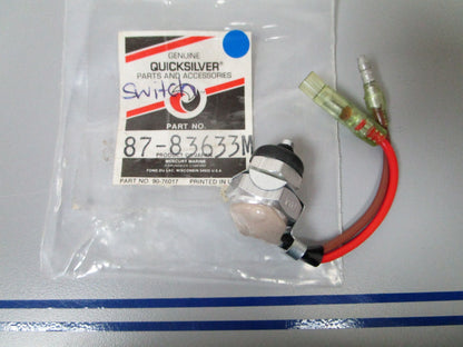 NEW OEM 87-83633M Mercury Quicksilver Switch 0720