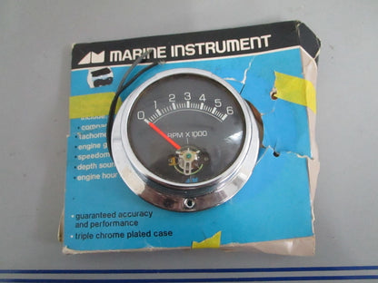 NEW OEM Model 635 Aqua Meter 6000RPM Tachometer 0820