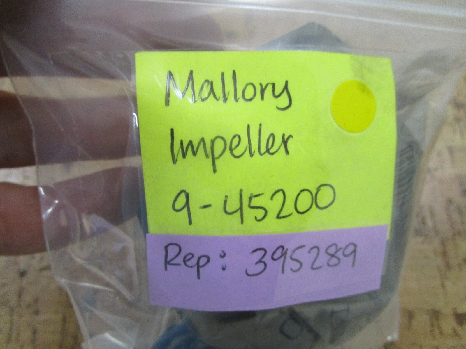 *NEW 0750 Mallory IMPELLER 9-45200 Replaces 395289