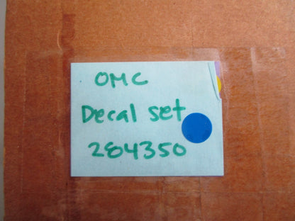 *NEW OEM* 0810 OMC Johnson Evinrude Decal Set 284350 0284350