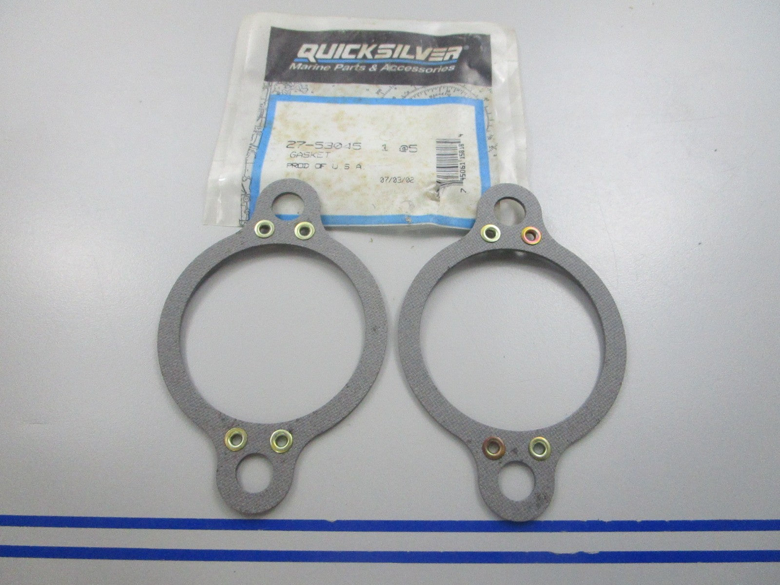 NEW OEM (LOT OF 2) 27-530451 Mercury Quicksilver Gasket 0810