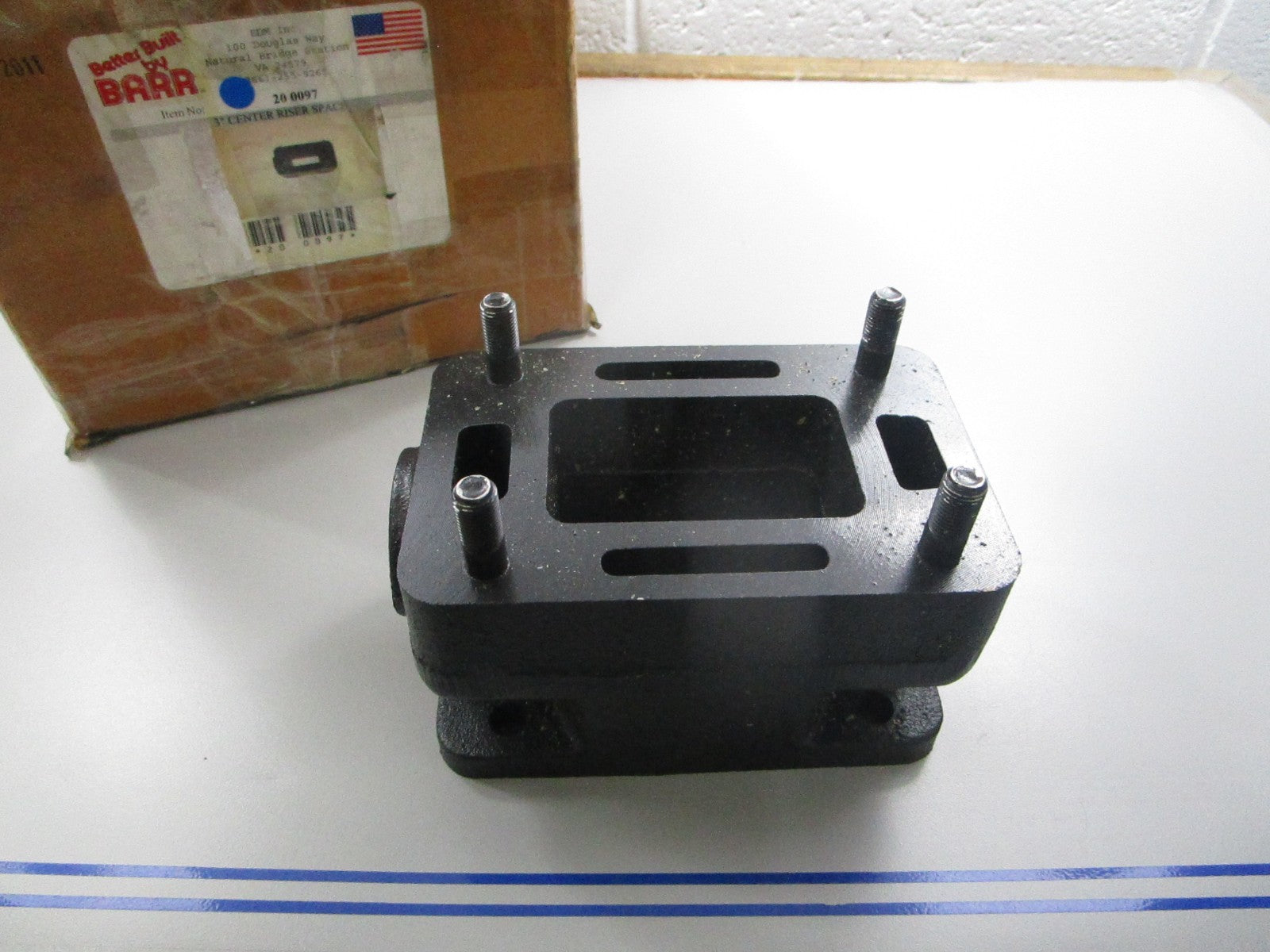 *NEW* 0720 BARR 3" Center Riser Spacer 20-0097