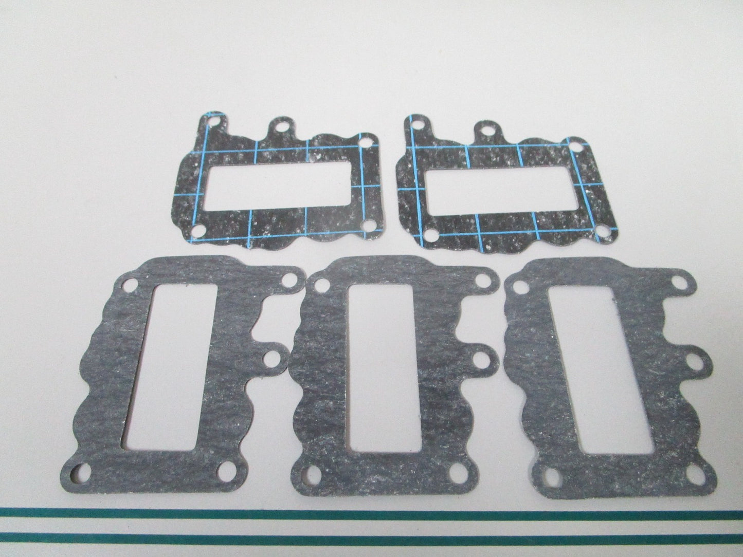 NEW OEM (LOT OF 5) 309658 0309658 OMC Johnson Evinrude Leaf Plate Gasket 0810