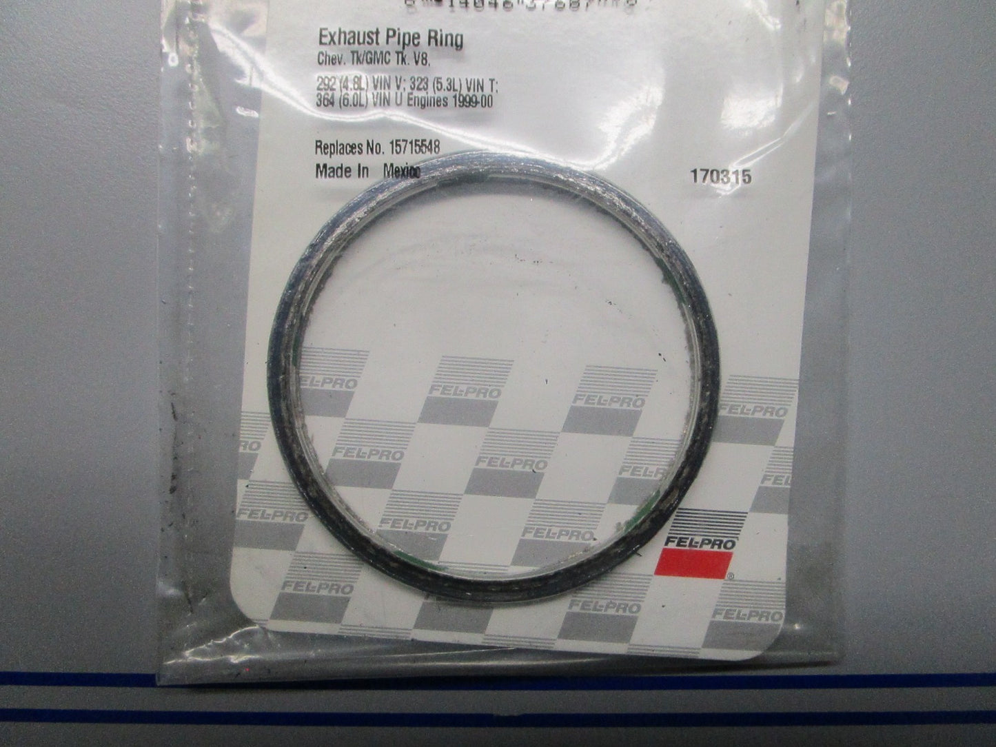 *NEW* 0810 Fel-Pro Exhaust Pipe Ring 61074 Replaces: 15715548