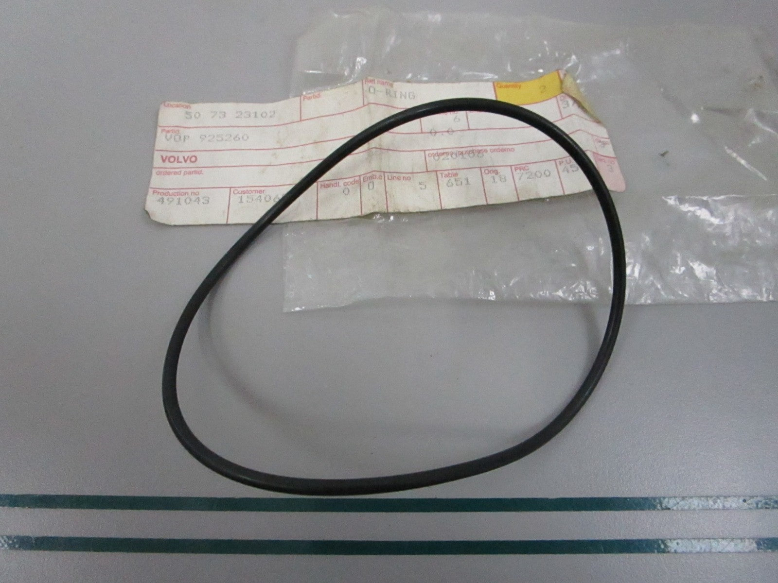 NEW OEM 925260 Volvo Penta O-Ring 0810