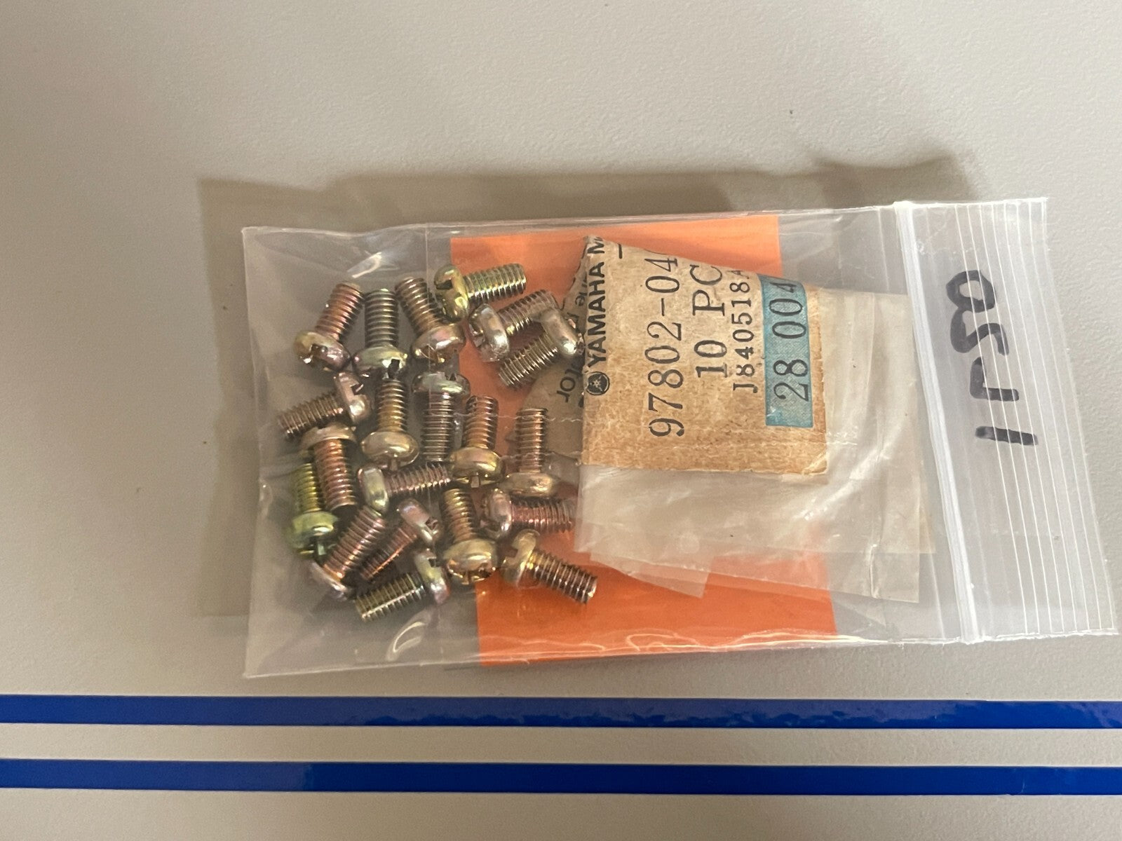 *NEW OEM* (LOT OF 20) 0810 Yamaha Screw 97802-04008