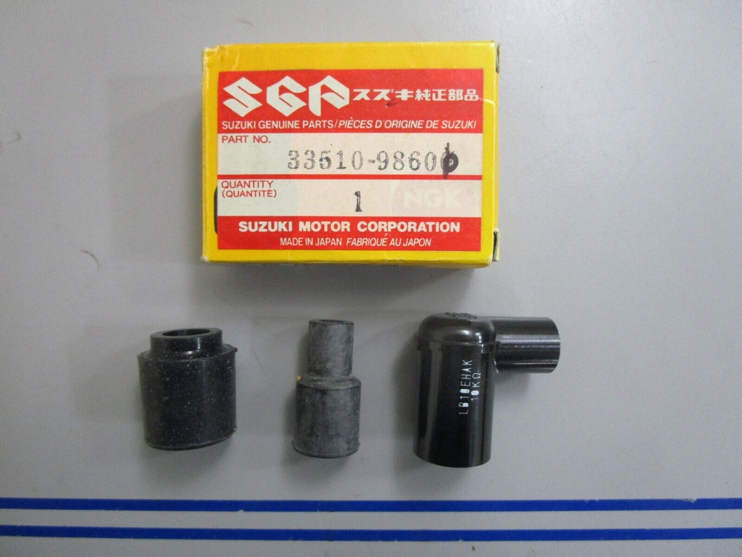 *NEW OEM* 0820 Suzuki NGK Spark Plug Resistor Cover 33510-98600 LB10EHAK