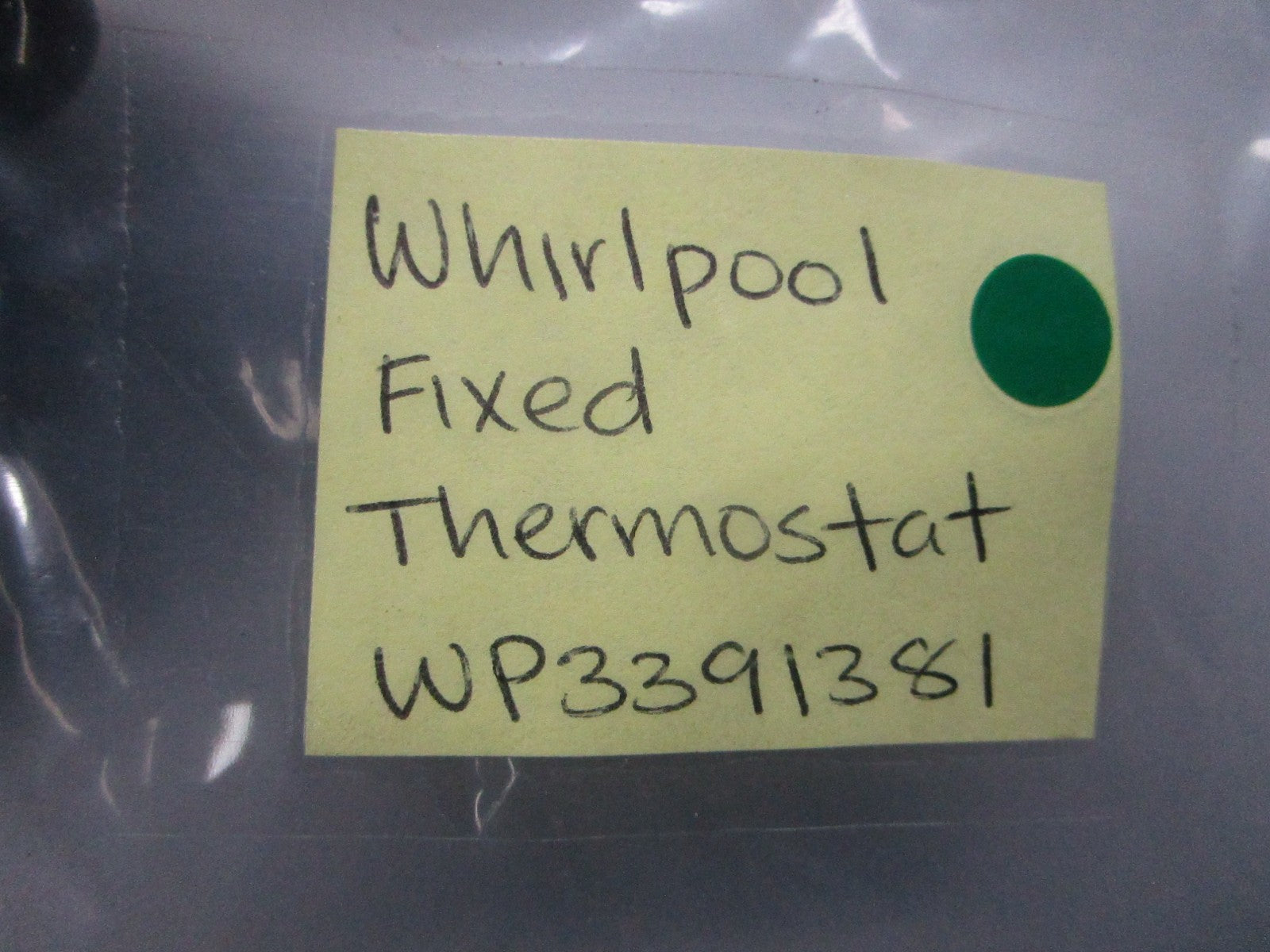 NEW OEM WP3391381 Whirlpool Fixed Thermostat 0810