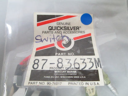 NEW OEM 87-83633M Mercury Quicksilver Switch 0720