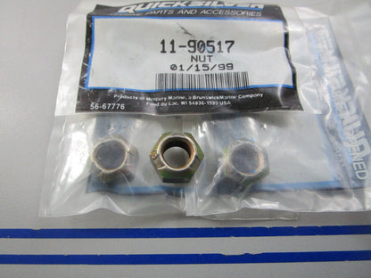NEW OEM (LOT OF 3) 11-90517 Mercury Quicksilver Nut 0810