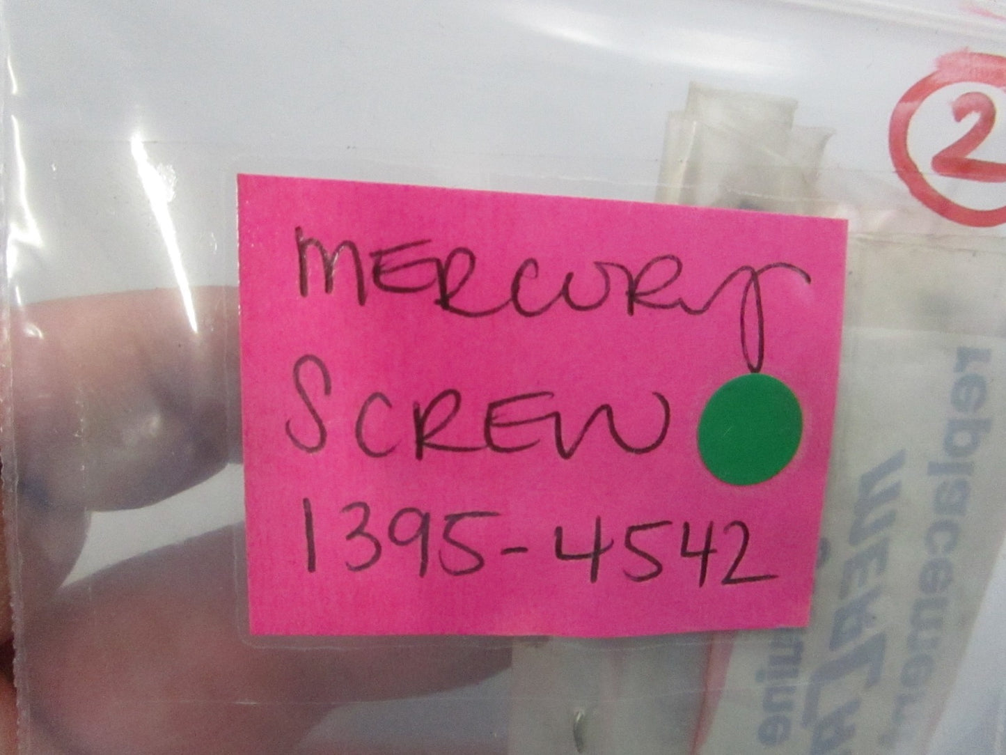 NEW OEM 1395-4542 Mercury Quicksilver Screw 0810