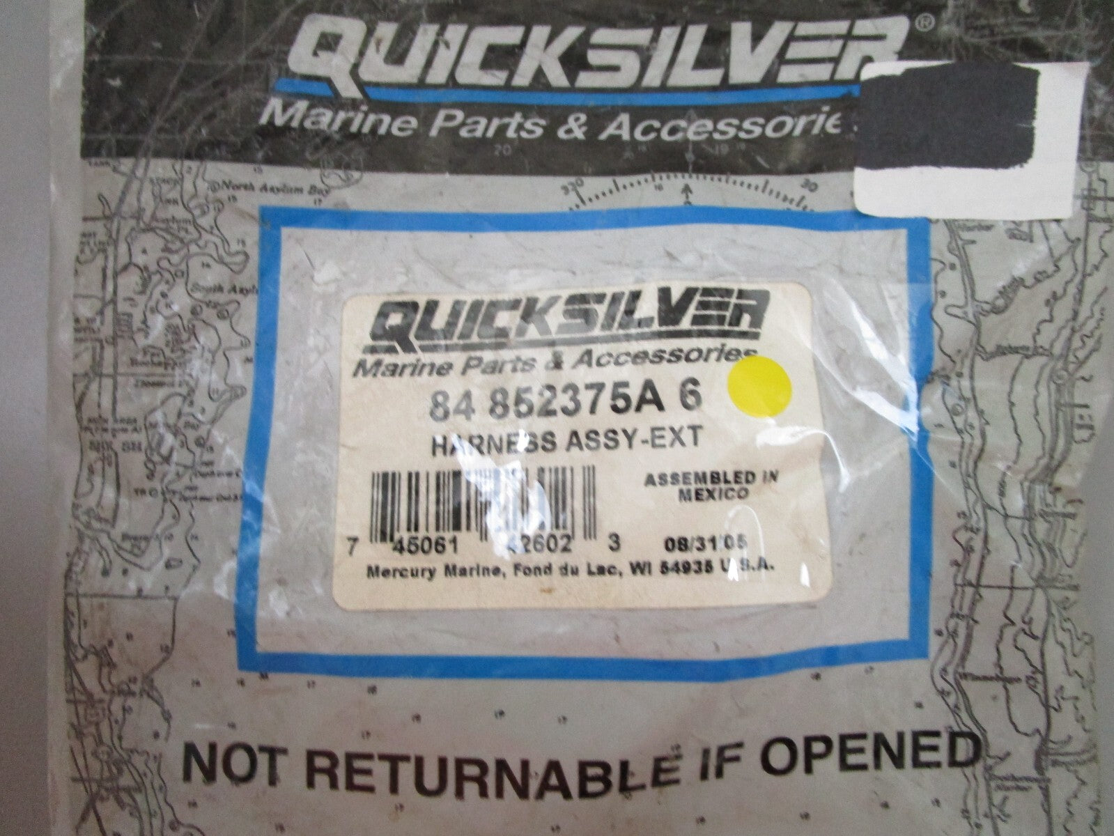 *NEW OEM* 0810 Mercury Quicksilver Extension Harness Assembly 84-852375A6