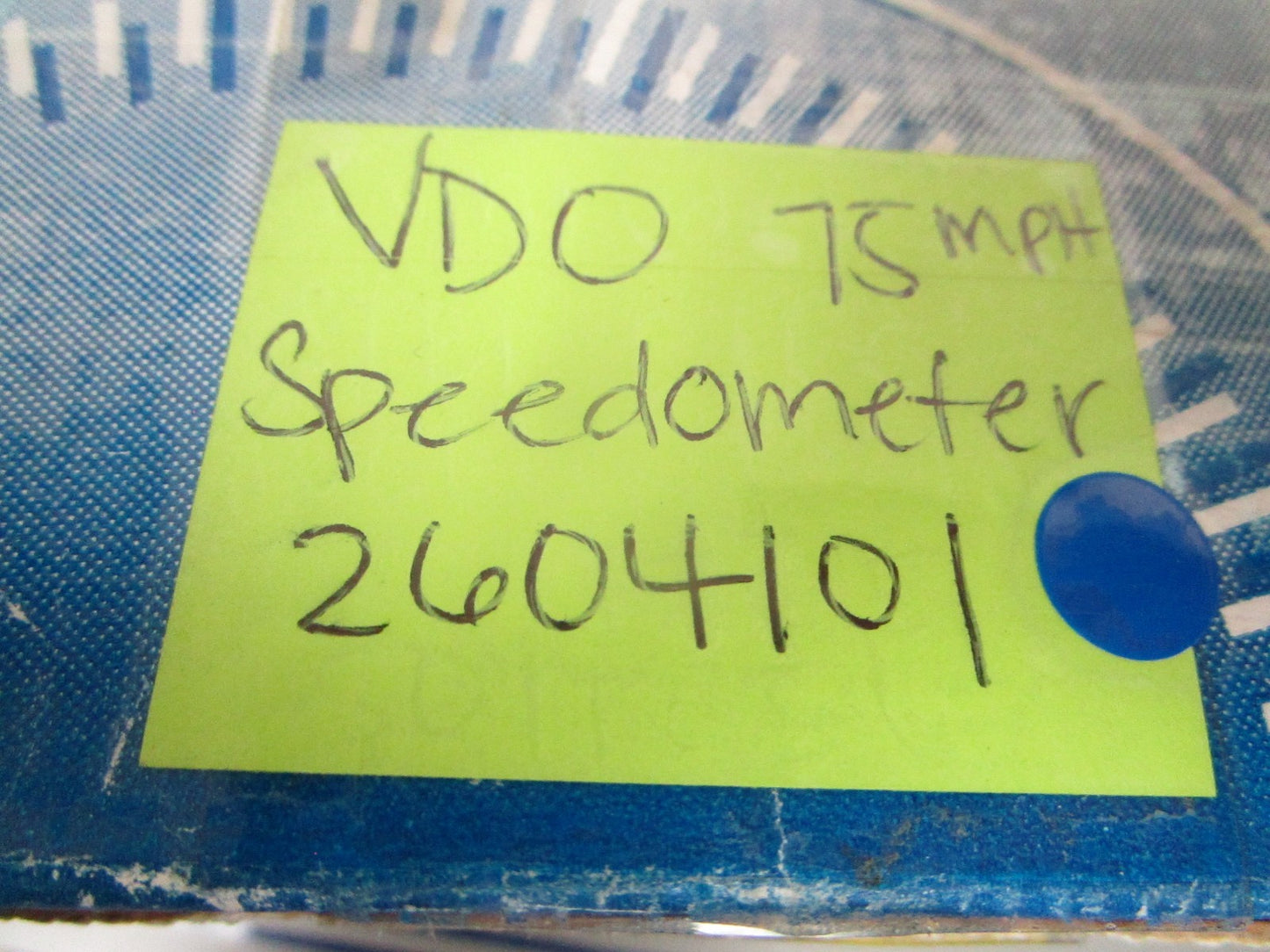 NEW OEM 2604101 VDO 75 MPH Speedometer Instrument Gauge 0720