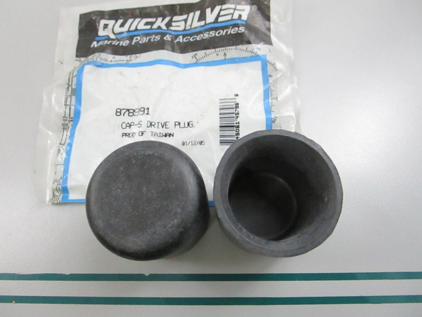 NEW OEM (LOT OF 2) 878991 Mercury Quicksilver Drive Plug Cap 0810