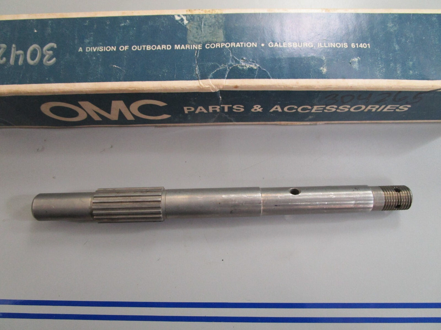 *NEW OEM* 0810 OMC Johnson Evinrude Propeller Shaft 304265 0304265