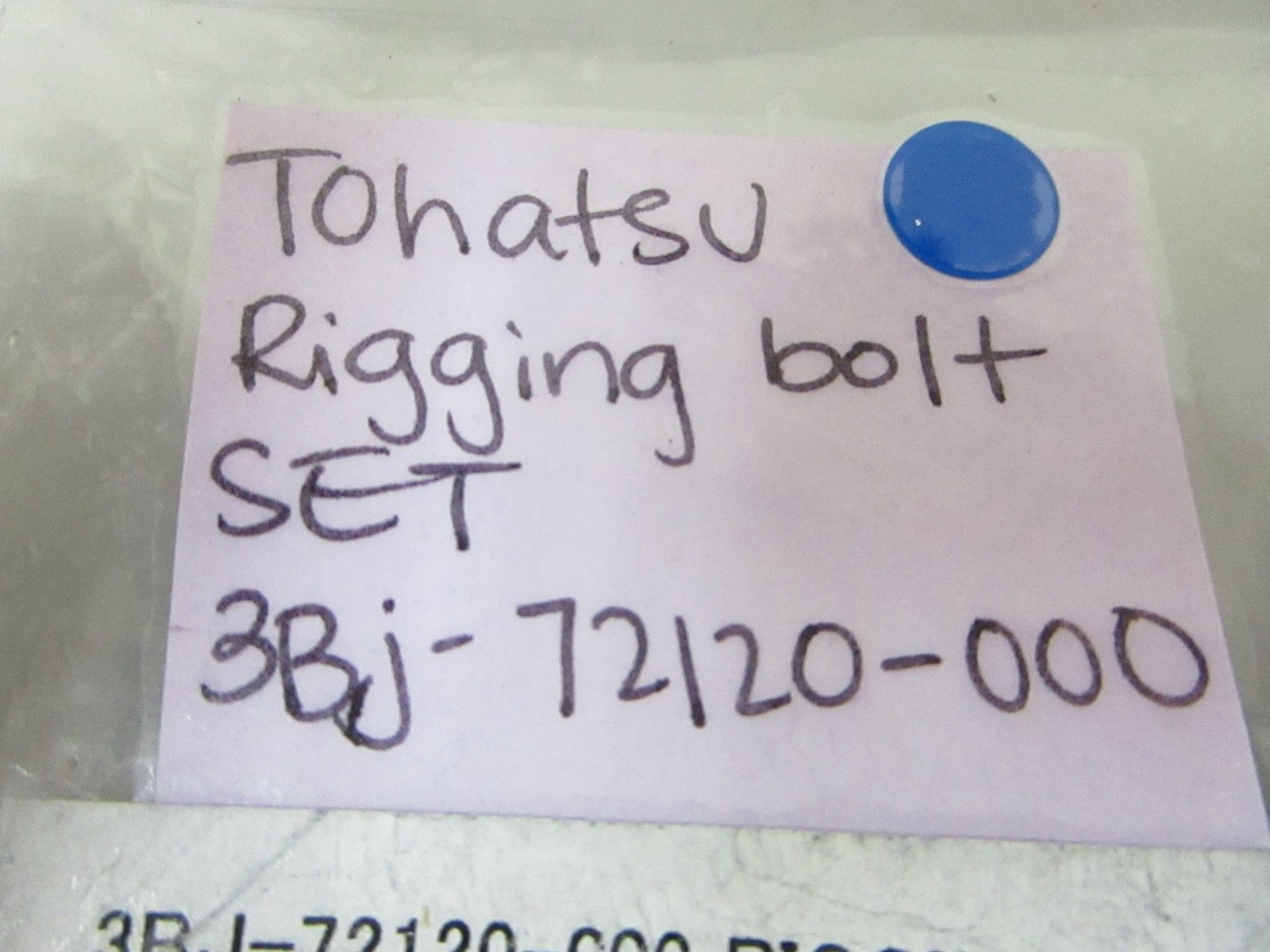 *NEW OEM* 0720 Tohatsu Nissan Rigging Bolt Set 3BJ-72120-000 3BJ72120000