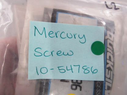 NEW OEM (LOT OF 2) 10-54786 Mercury Quicksilver Screw 0810