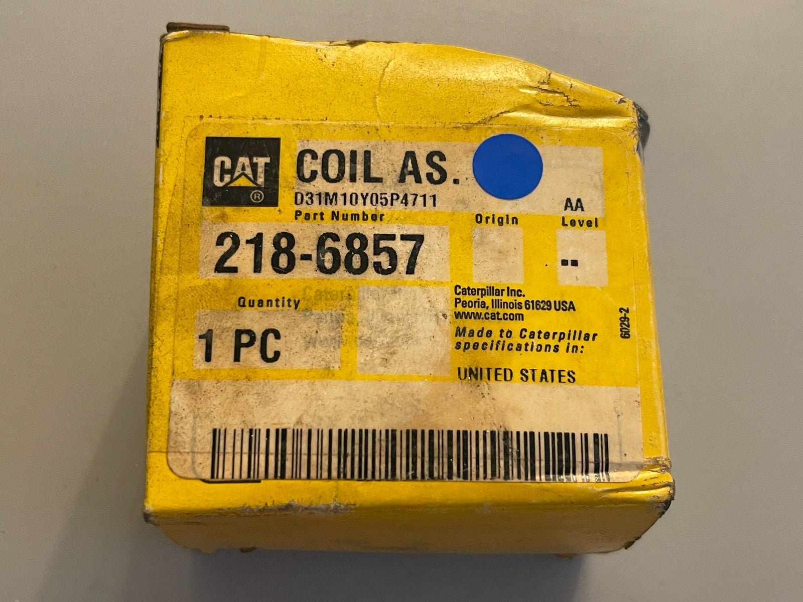NEW OEM 218-6857 CAT Caterpillar Coil Assembly 0720