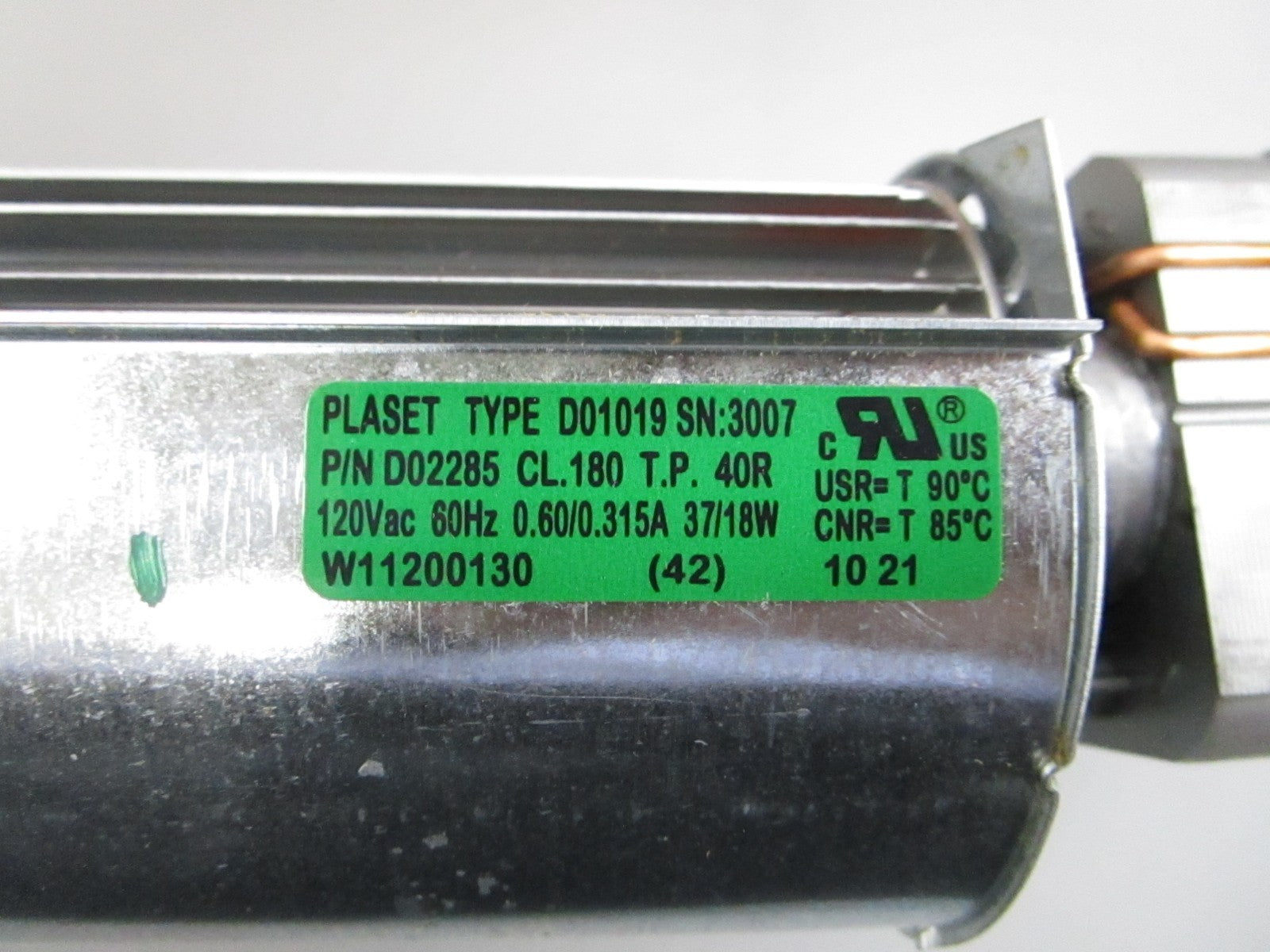 NEW OEM W11245567 Whirlpool Oven Blower Fan 0810