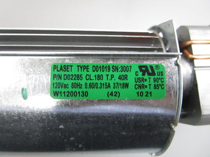 NEW OEM W11245567 Whirlpool Oven Blower Fan 0810