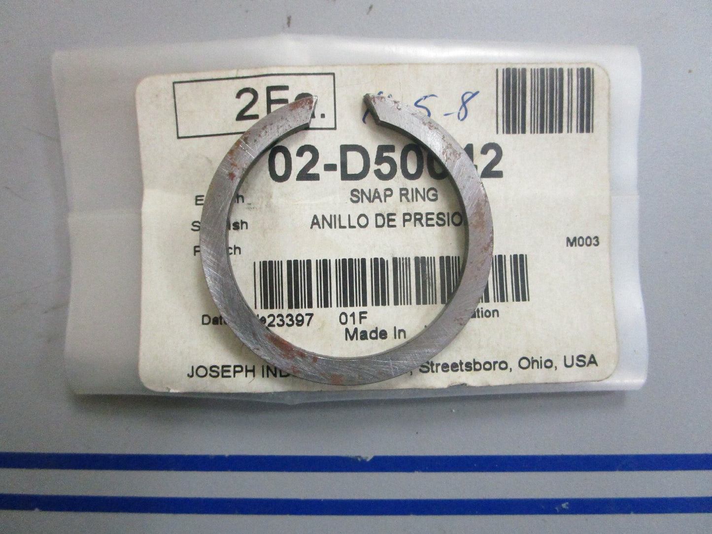 *NEW OEM* 0820 Case IH Snap Ring D50042