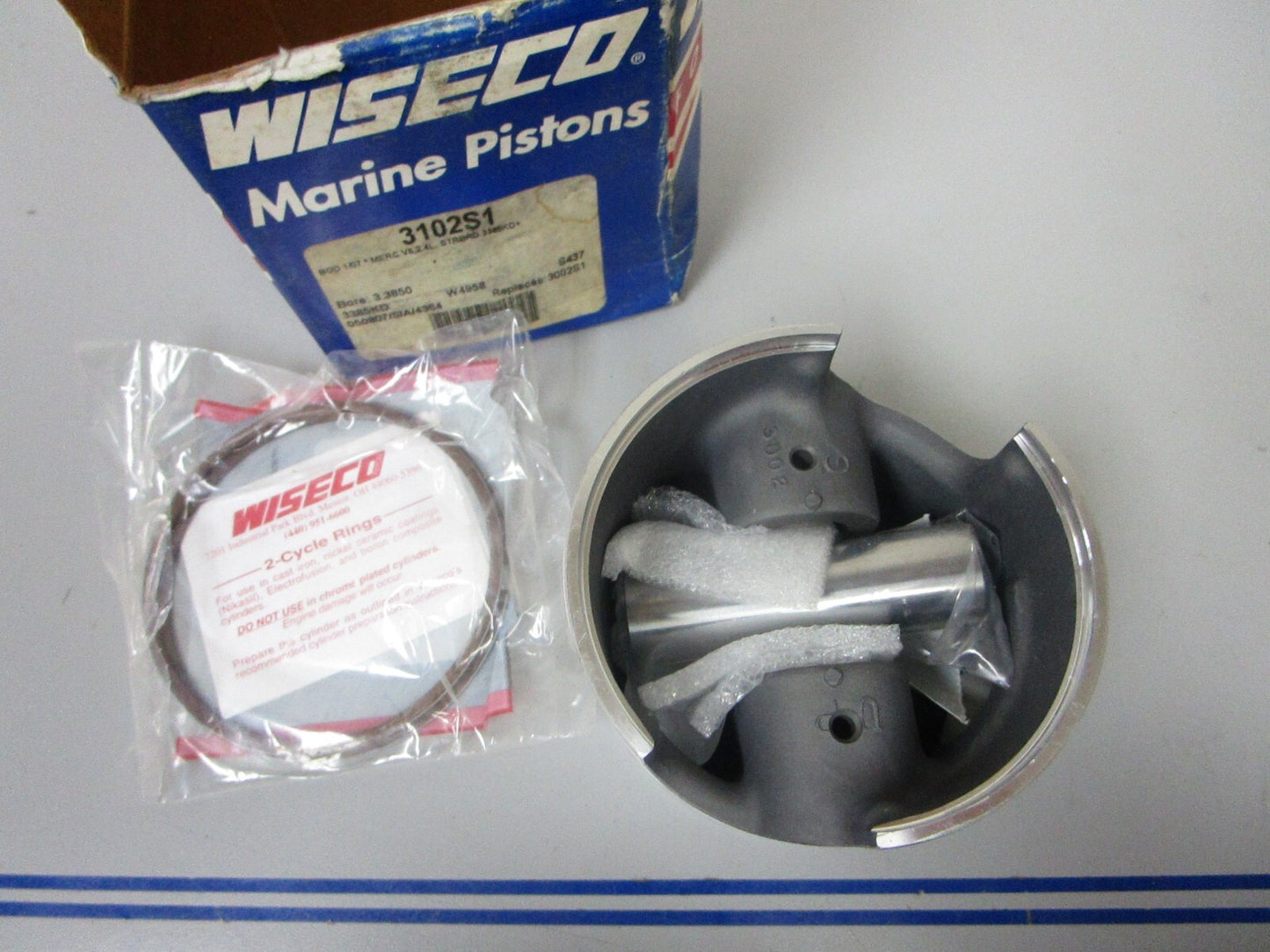 *NEW* 0720 Wiseco 3.3850 Bore Piston Assembly 3102S1