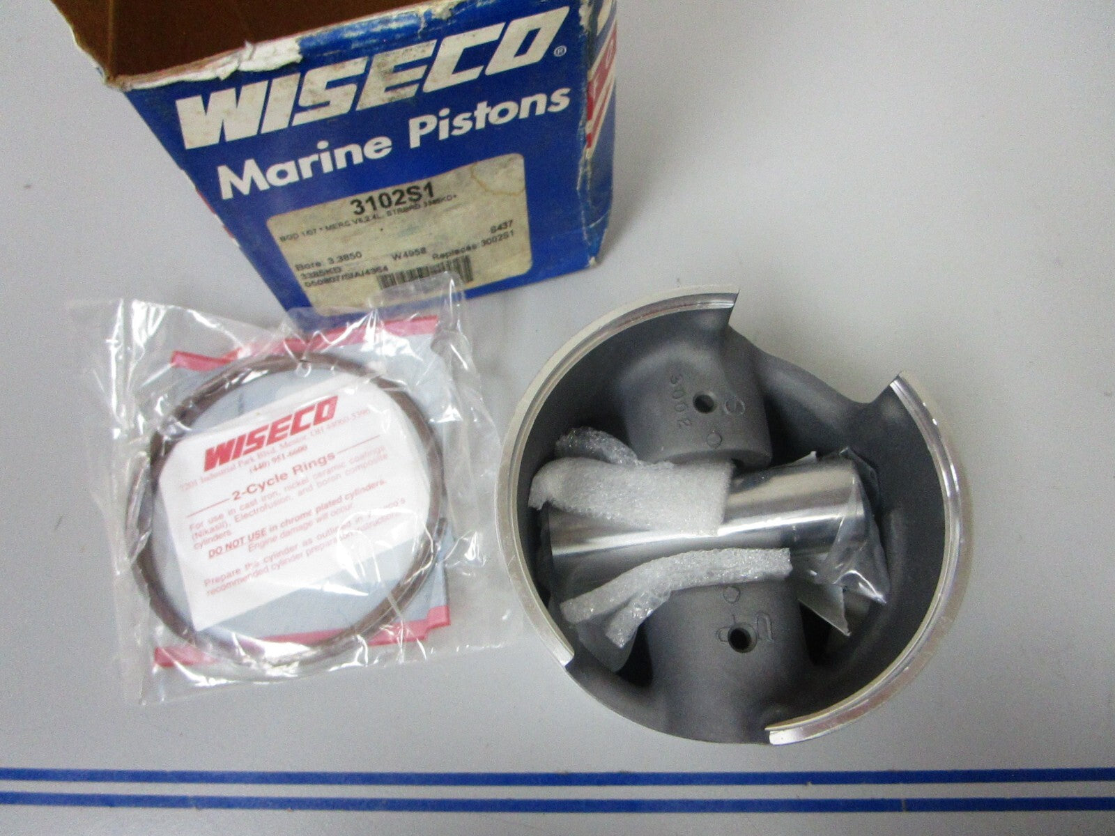 *NEW* 0720 Wiseco 3.3850 Bore Piston Assembly 3102S1