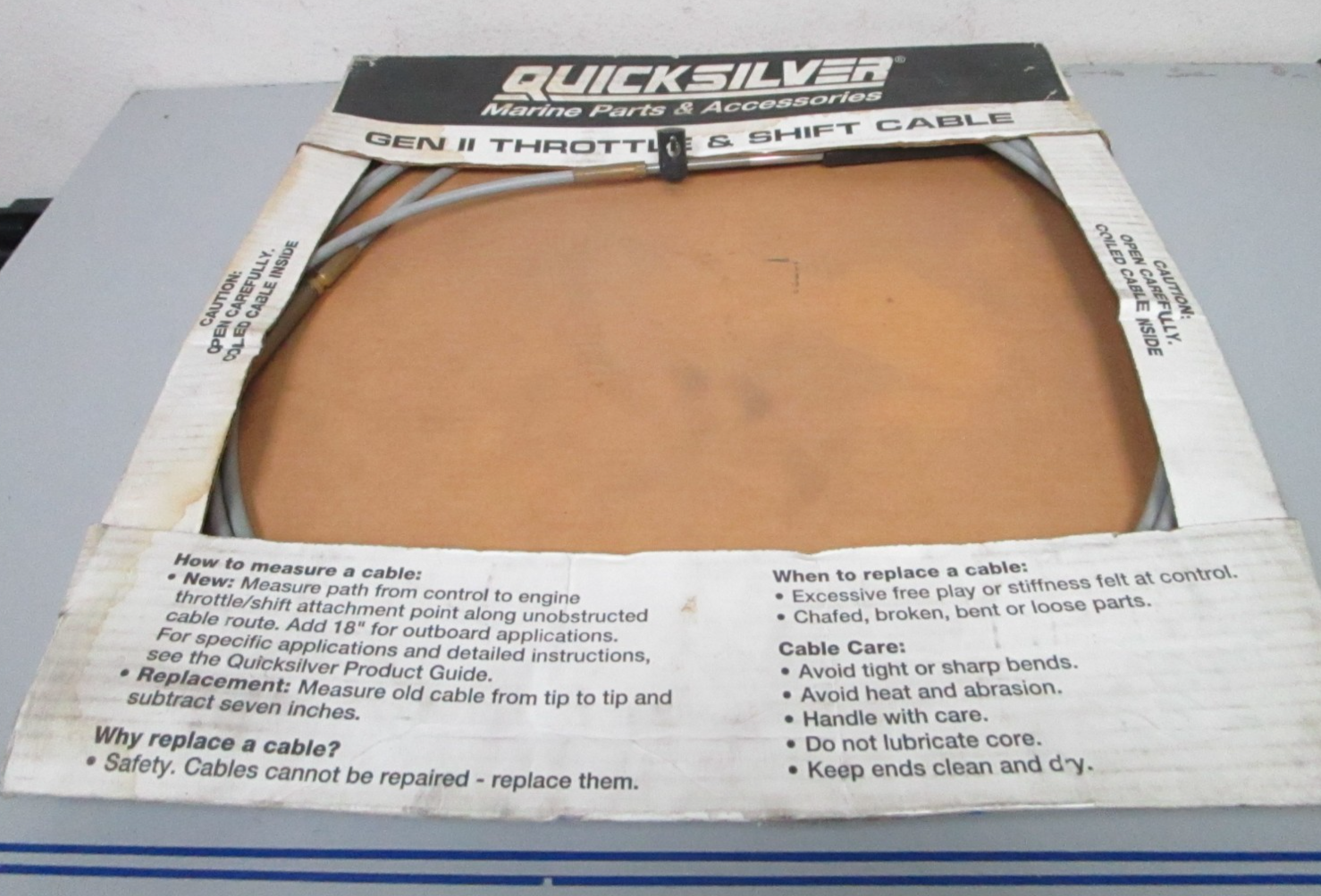 *NEW OEM* 0720 Mercury Quicksilver 15ft Cable 883719A15