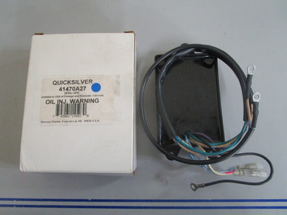 *NEW OEM* 0820 Mercury Quicksilver Oil Injection Warning 41470A27