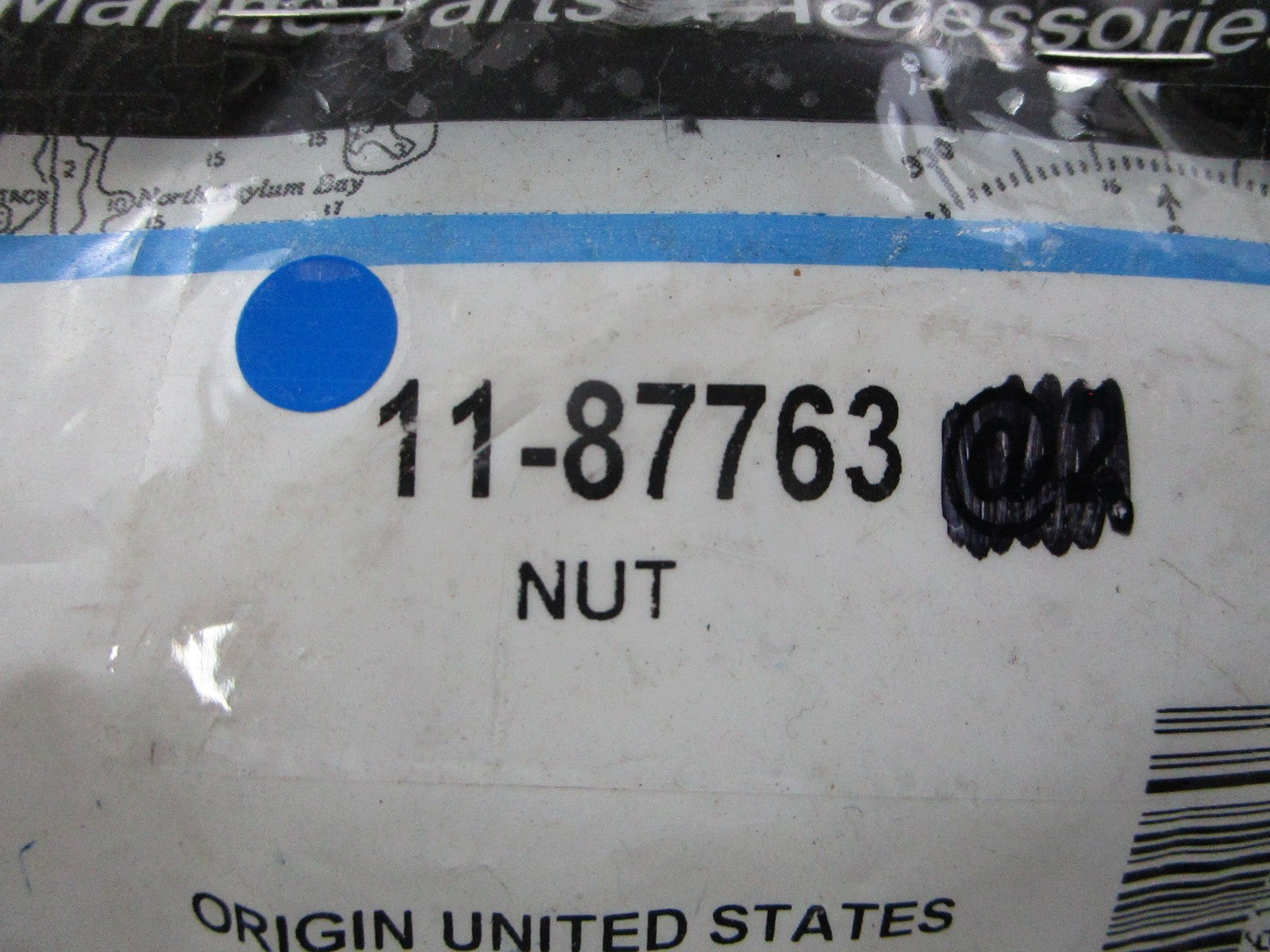*NEW OEM* 0810 Mercury Quicksilver Nut 11-87763