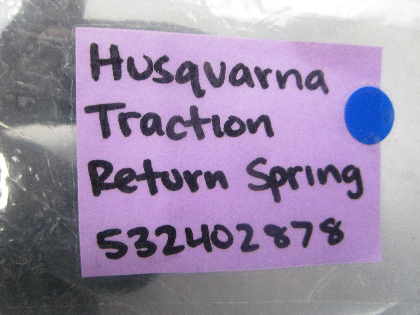 NEW OEM 532402878 Husqvarna Traction Return Spring 0810