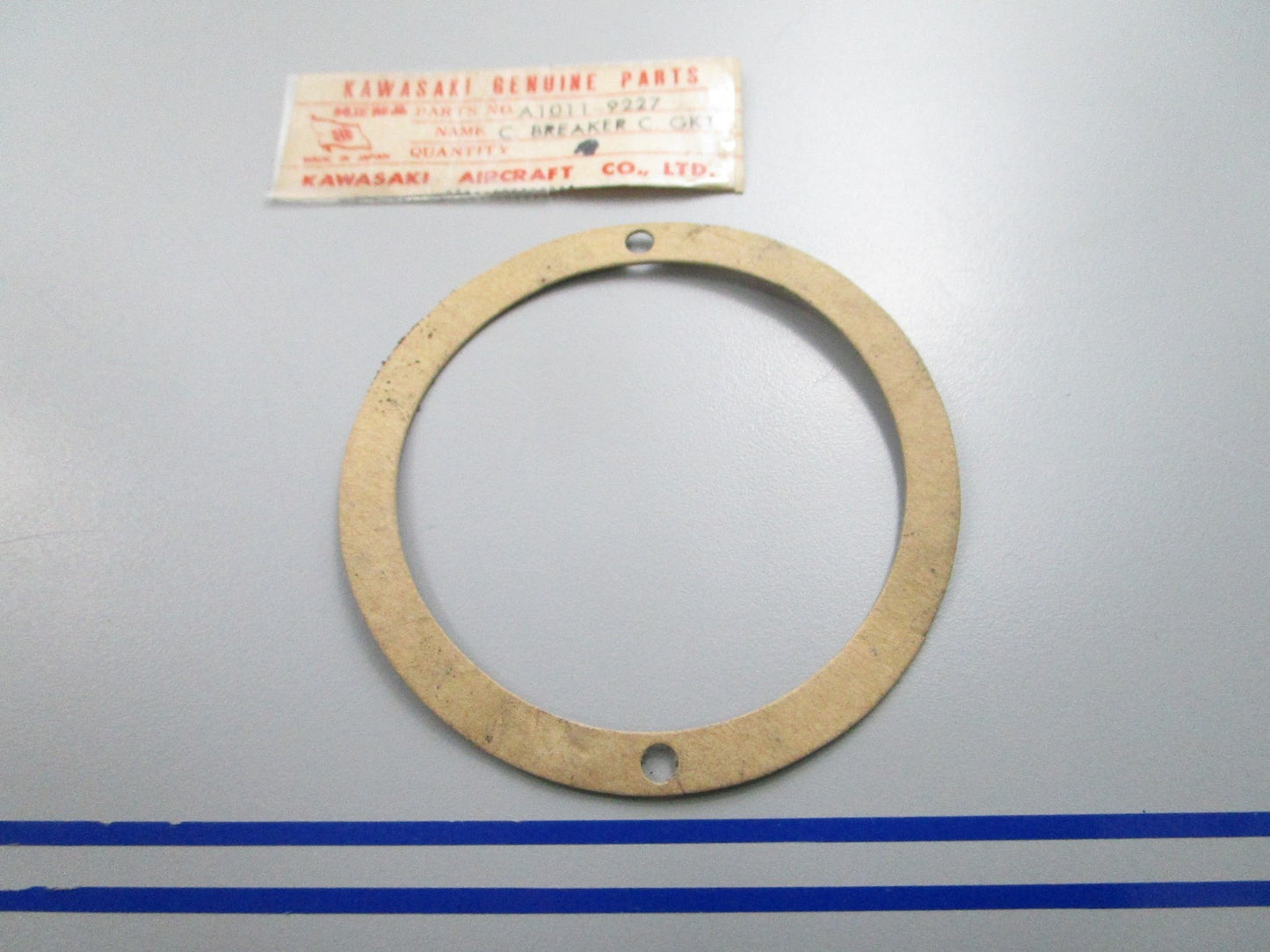 NEW OEM Kawasaki A1011-9227 Contact Breaker Cover Gasket 0810