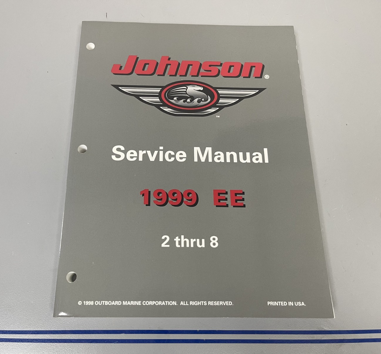 *NEW OEM* 0670 OMC Johnson Evinrude EE 2-8 HP Service Manual 787027